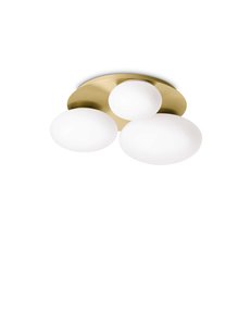 Ninfea pl3 ottone lampada da soffitto GX53 2