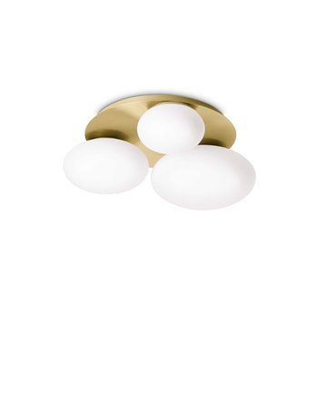 Ninfea pl3 ottone lampada da soffitto GX53