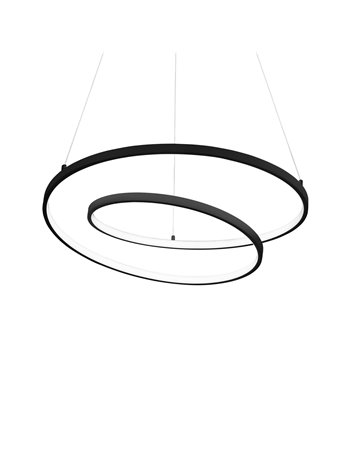 Oz sp d80 dali nero lampada a sospensione LED