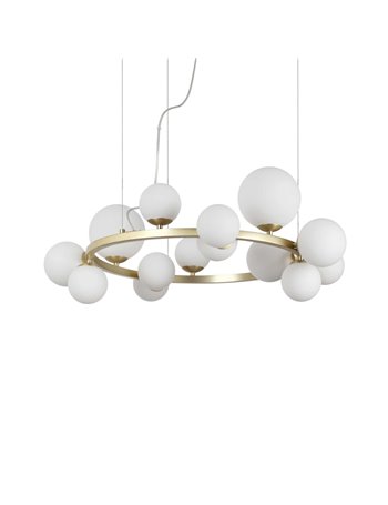 Perlage sp14 ottone lampada a sospensione G9