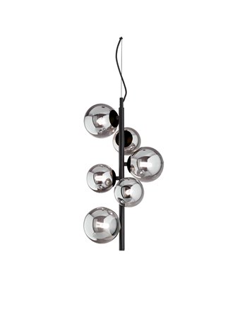 Perlage sp6 nero lampada a sospensione G9