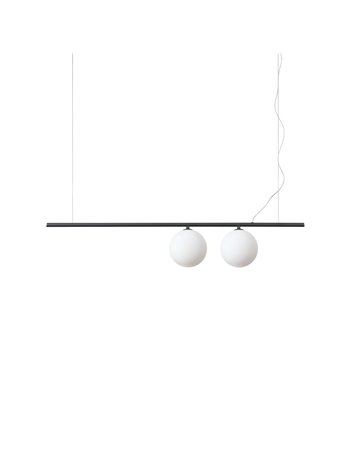 Perline sp2 nero lampada a sospensione G9