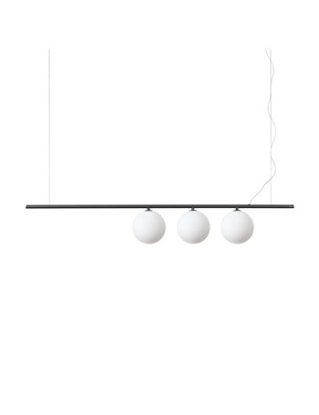 Perline sp3 nero lampada a sospensione G9