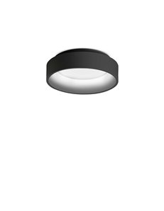Ziggy pl d30 nero lampada da soffitto LED