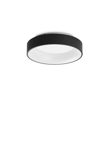 Ziggy pl d45 nero lampada da soffitto LED