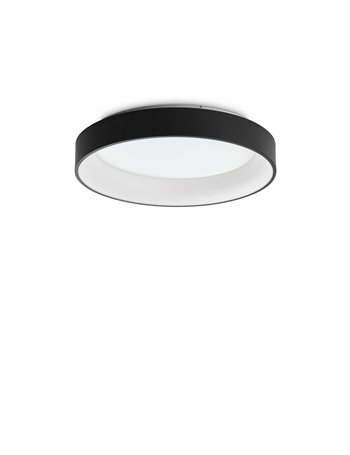 Ziggy pl d60 nero lampada da soffitto LED