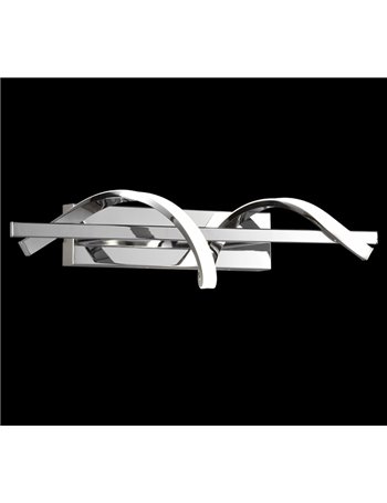 Isabel applique led cromata l. 46cm