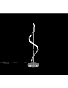 Isabel lampada da tavolo led cromata h. 56cm 2