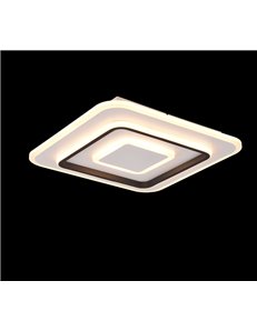 Jora plafoniera led quadrata con telecomando multifunzione 40cm x 40cm