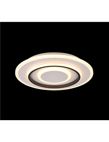 Jora plafoniera led rotonda con telecomando multifunzione d. 41cm