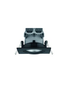 Pamir faretto da incasso led quadrato orientabile bianco dimmerabile ip23 8,5cmx8,5cm 2