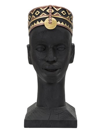 Uomo statua masai cm 25x25x56