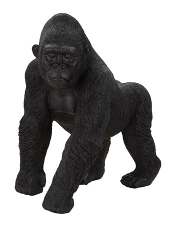 Gorilla statua black cm 35x21,5x37,5