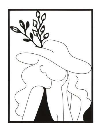 Pannello in ferro elegant -a- cm 60x1x80