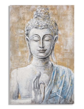 Dipinto su tela buddha light -b- cm 80x3x120