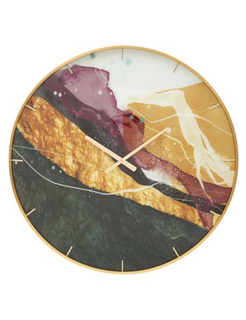Orologio glass mity cm ø 80x5
