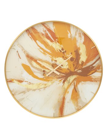 Orologio glass toply cm ø 80x5