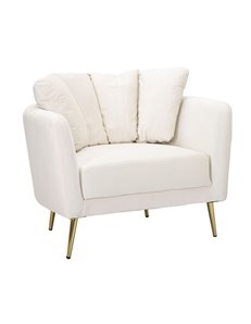 Poltrona kiev crema cm 88x77x74 