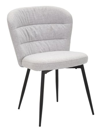 Sedia losanna grigia set 2 pz cm 58x60,5x85