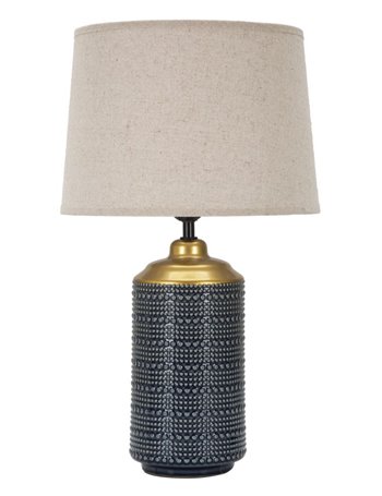 Lampada da tavolo point dark in ceramica cm ø 28x47