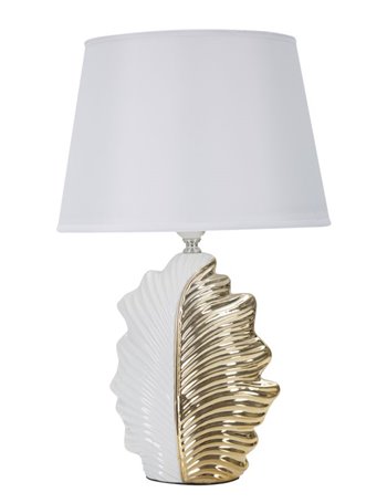 Lampada da tavolo glam leaf cm 30x47,5 