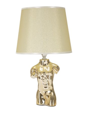 Lampada da comodino glam man cm 25x42,5