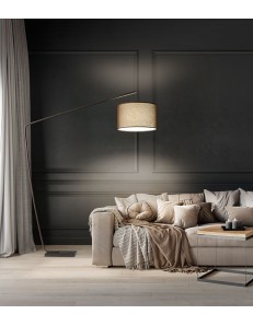 Zoe piantana marrone design... 2