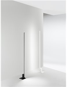 Syncro piantana design 30w led moderna cct in metallo colore bianco 2