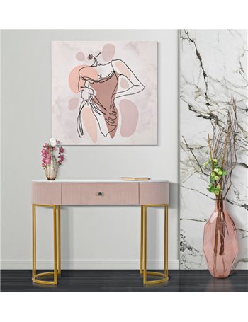Console montpellier rosa cm 100x40x75