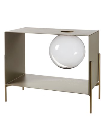 Mobile da soggiorno di design Globe grande Giada base oro laccato