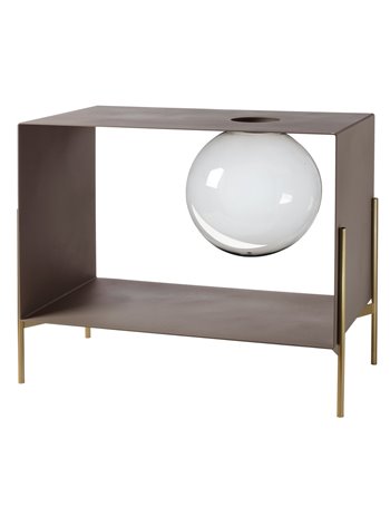 Mobile da soggiorno di design Globe grande Fango base oro laccato