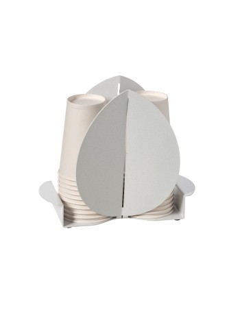 Porta bicchieri Ficus Bianco marmo