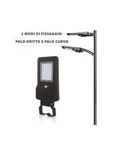 Lampione ad energia solare 850 Lumen - 3000k bianco caldo , A Parete 2