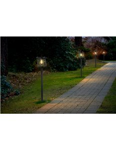 Lampioncino Solare per Giardino 350 Lumen     LMS-093