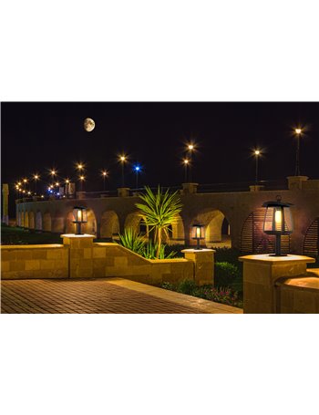 Lampioncino Solare da Colonna 350 Lumen     LMS-094