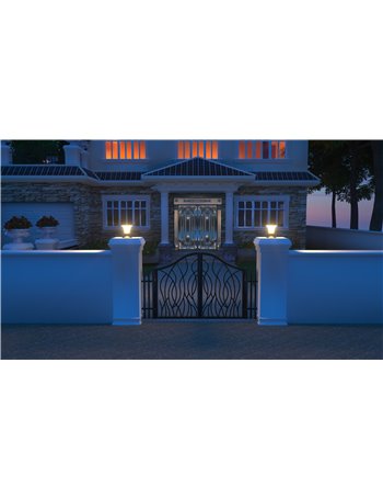 Lampioncino Colonna Solare da esterno 2200 Lumen     LMS-089