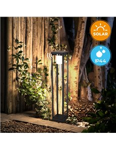 Lampioncino ad energia Solare per giardino 600 Lumen LMS-084 - 4000K Bianco Naturale
