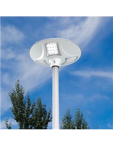 Lampione a Led Solare Esterno SFERA con Telecomando - 6000K bianco freddo 2