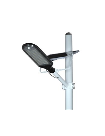 Lampione ad Energia Solare 4800 Lumen con Pannello Fotovoltaico Orientabile