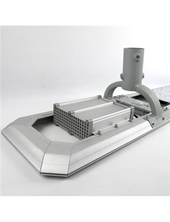 Lampione Energia Solare Pannello Fotovoltaico Integrato 4000 Lumen - 6000K bianco freddo