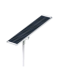 Lampione Energia Solare Pannello Fotovoltaico Integrato 4000 Lumen - 6000K bianco freddo 2