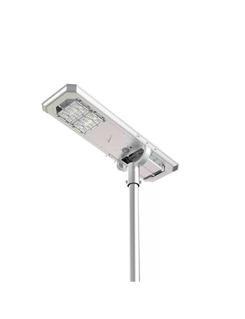 Lampione Solare Pannello Fotovoltaico Integrato 3000 Lumen - 3000k bianco caldo