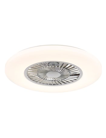 Alva ventilatore plastica bianco satinato LED