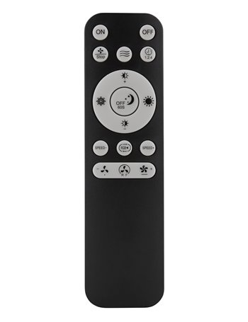 Elina ventilatore metallo grigio satinato LED