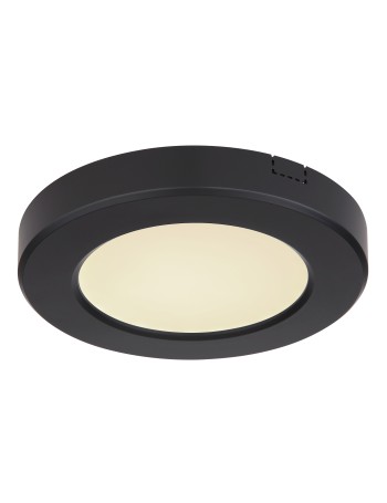 Lasse plafoniera plastica nero LED IP20