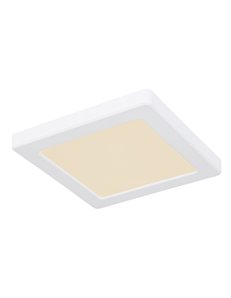 Lasse plafoniera plastica bianco LED IP20