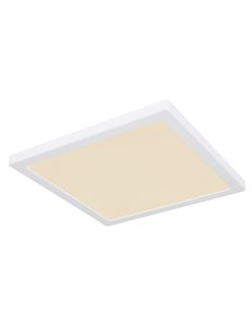 Lasse plafoniera plastica bianco LED IP20