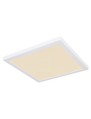 Lasse plafoniera plastica bianco LED IP20