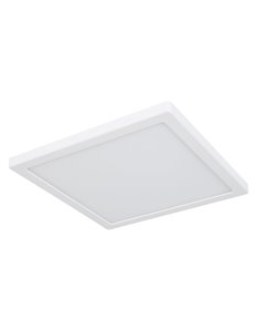Lasse plafoniera plastica bianco LED IP20 2
