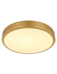 Tibey plafoniera metallo color ottone satinato LED IP20